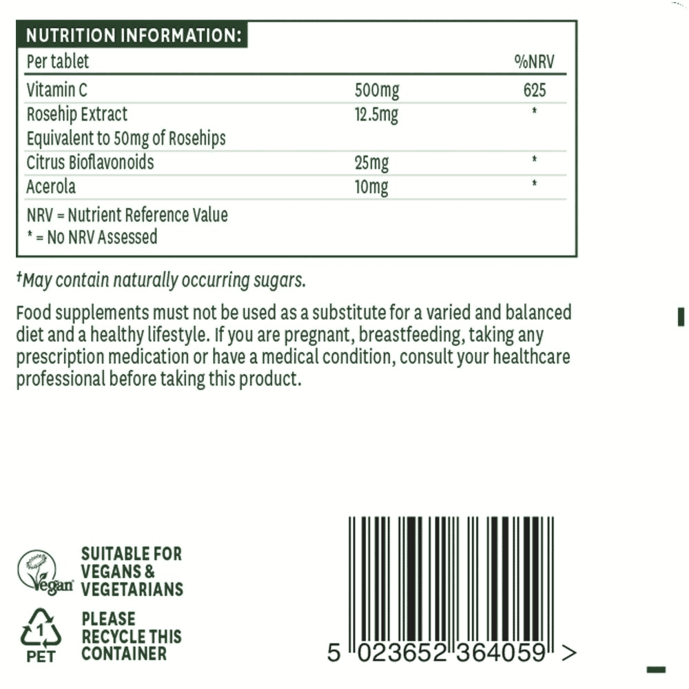 Vitamin C Chewable (500mg) 50s