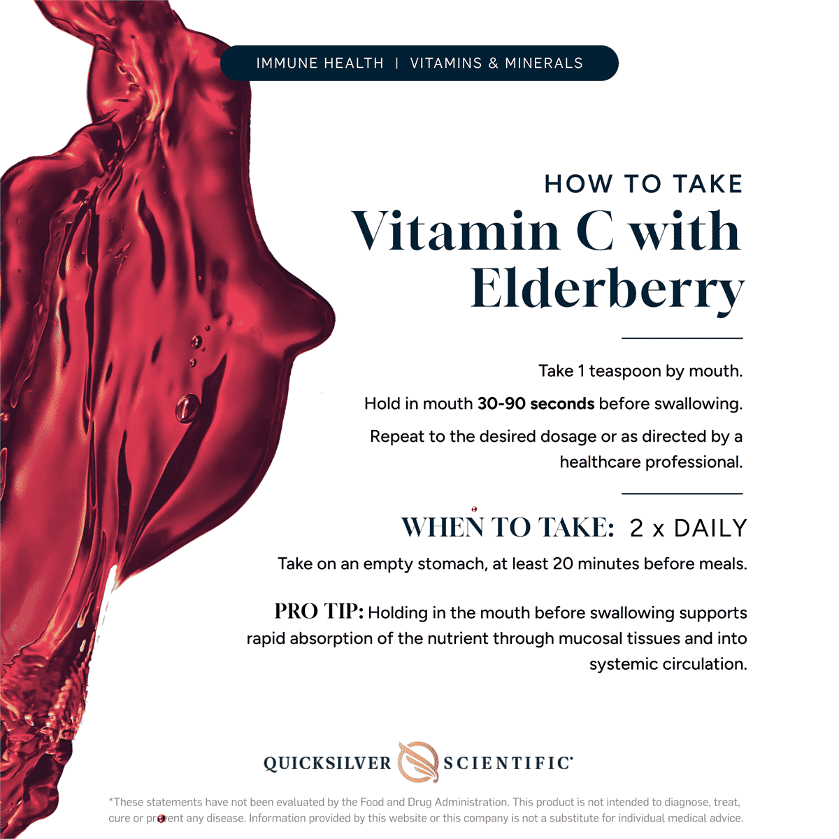 Vitamin C + Elderberry 100ml