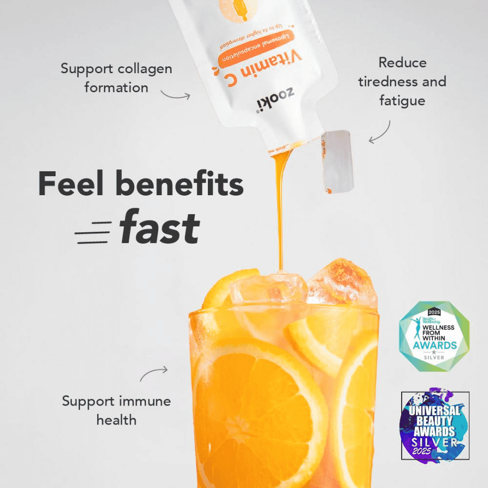 Vitamin C Liquid Sachets Citrus Orange Flavour 1000mg 14x15ml CASE