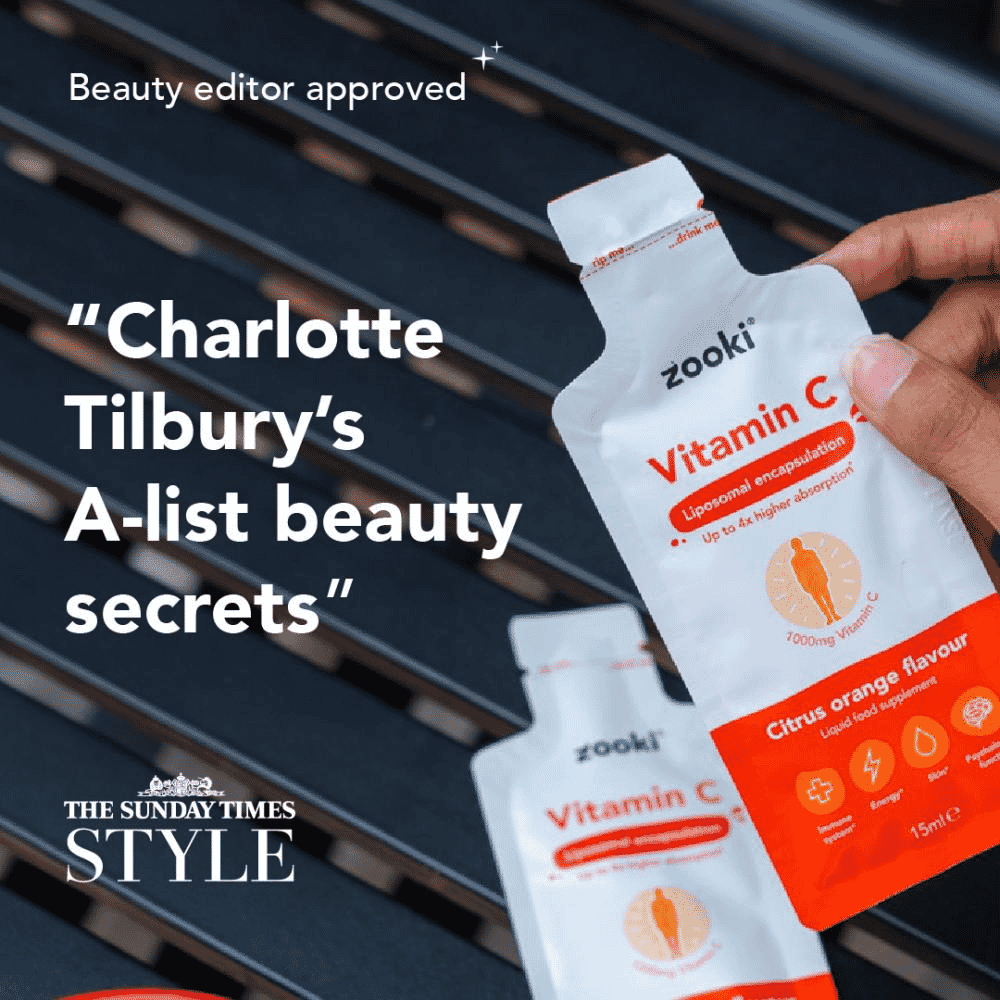 Vitamin C Liquid Sachets Citrus Orange Flavour 1000mg 14x15ml CASE