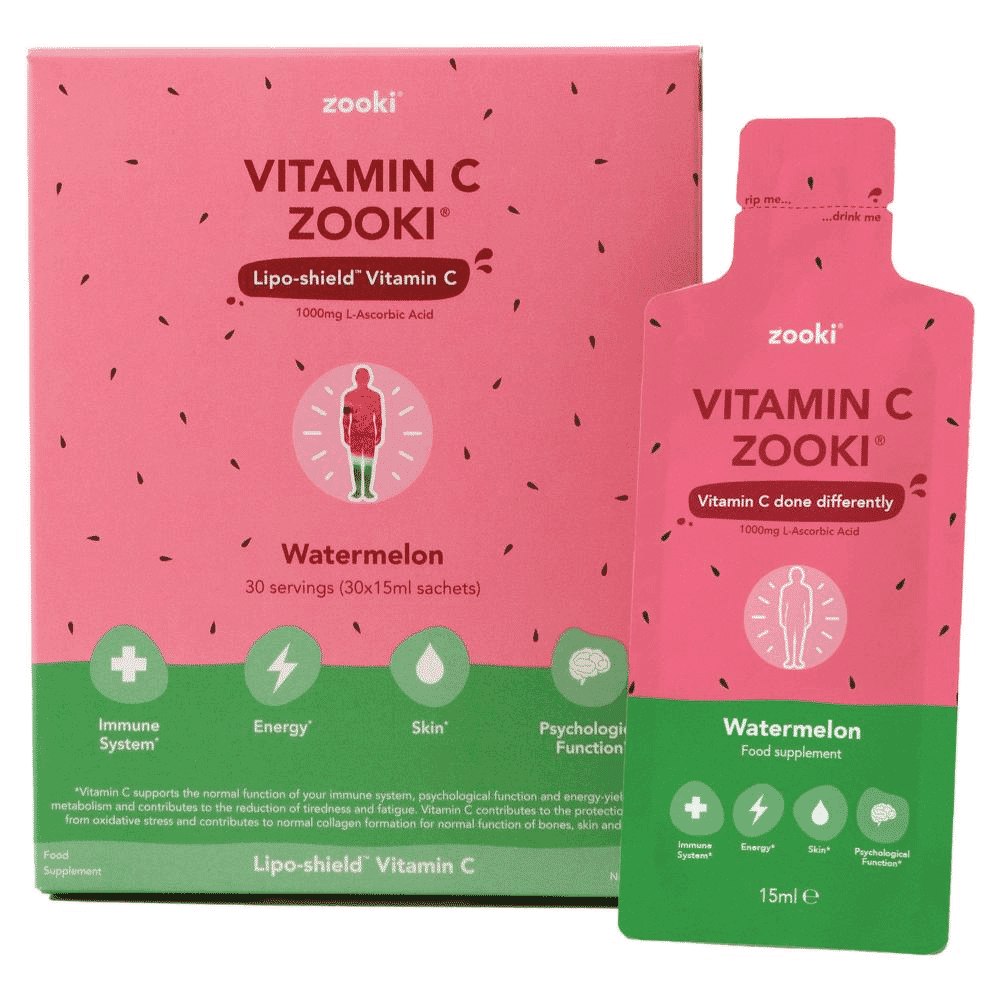 Vitamin C Liquid Sachets Watermelon Flavour 30x15ml CASE