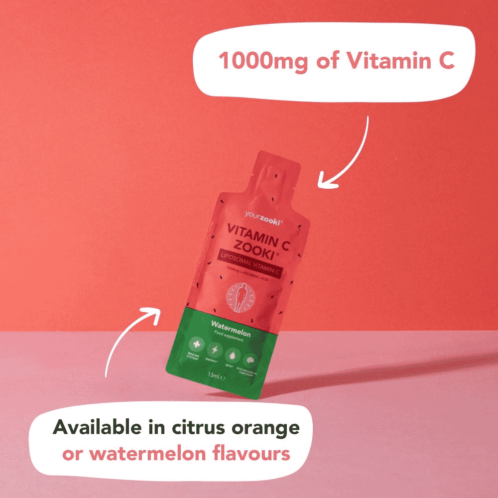 Vitamin C Liquid Sachets Watermelon Flavour 30x15ml CASE