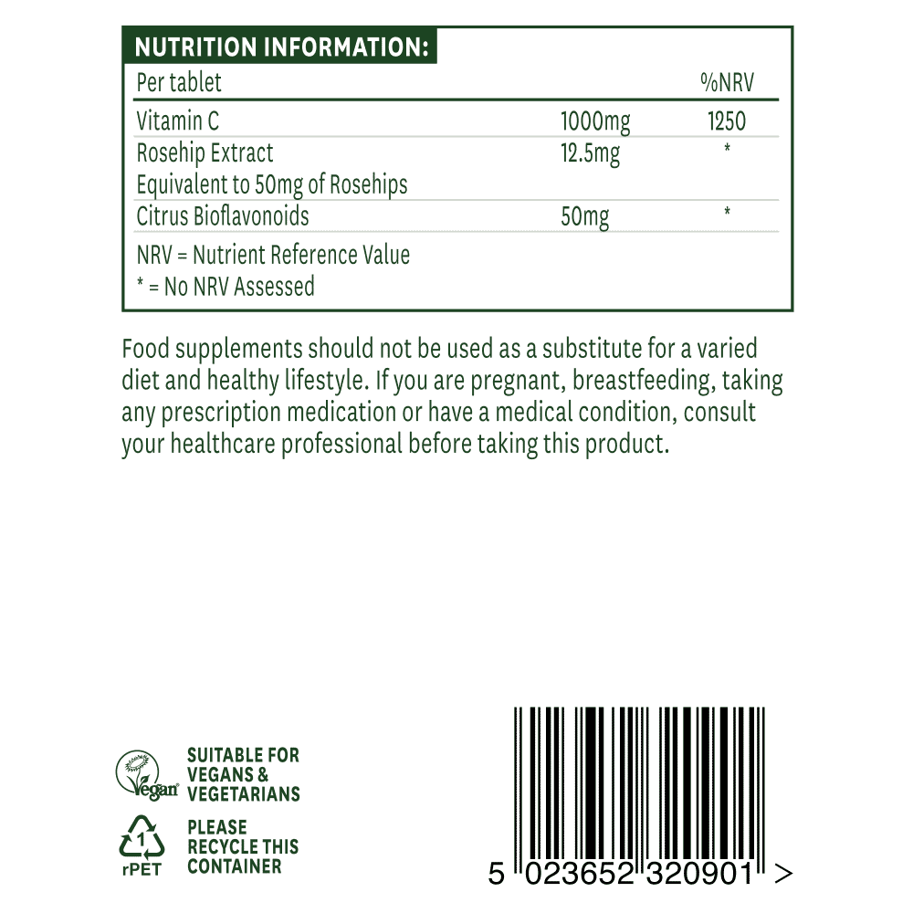 Vitamin C Low Acid (1000mg) 90s