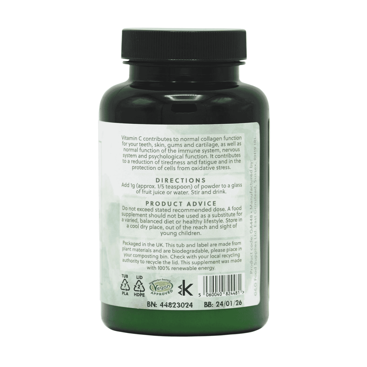 Vitamin C Pure Powder 150g