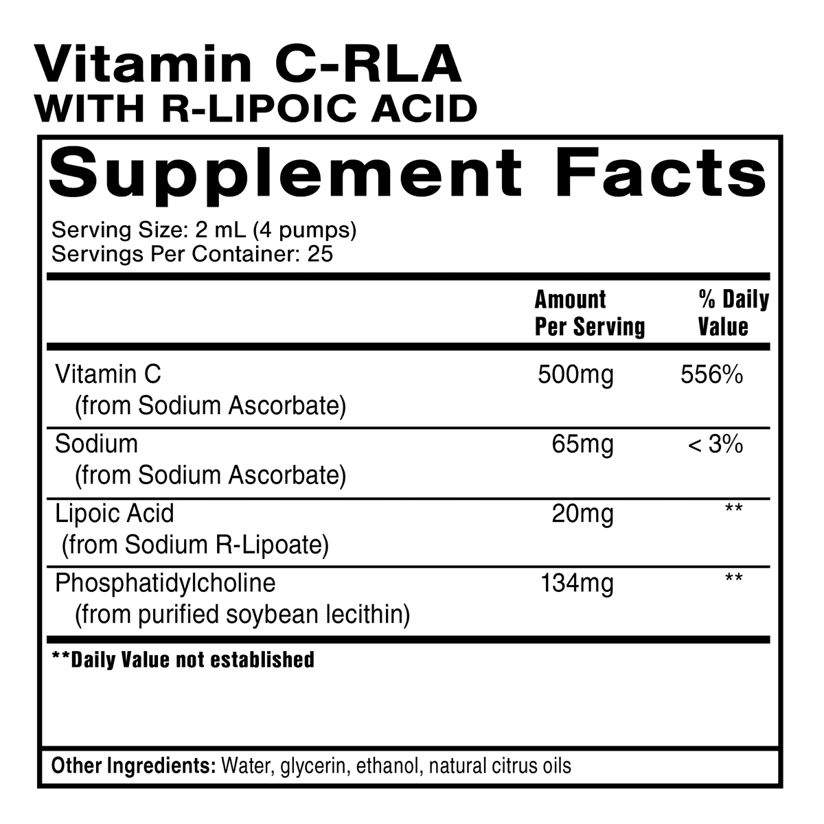 Vitamin-C + R-Lipoic Acid 50ml