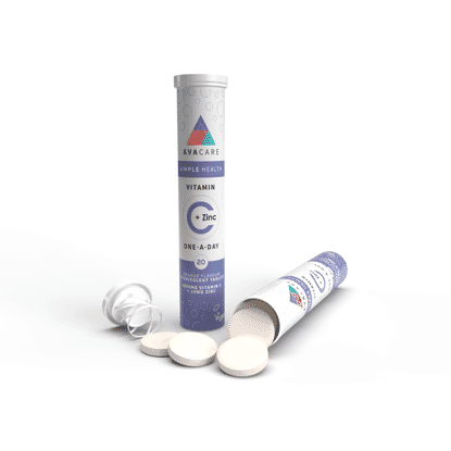 Vitamin C + Zinc Orange Flavour Effervescent Tablets 20s