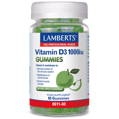 Vitamin D3 1000iu Gummies 60s