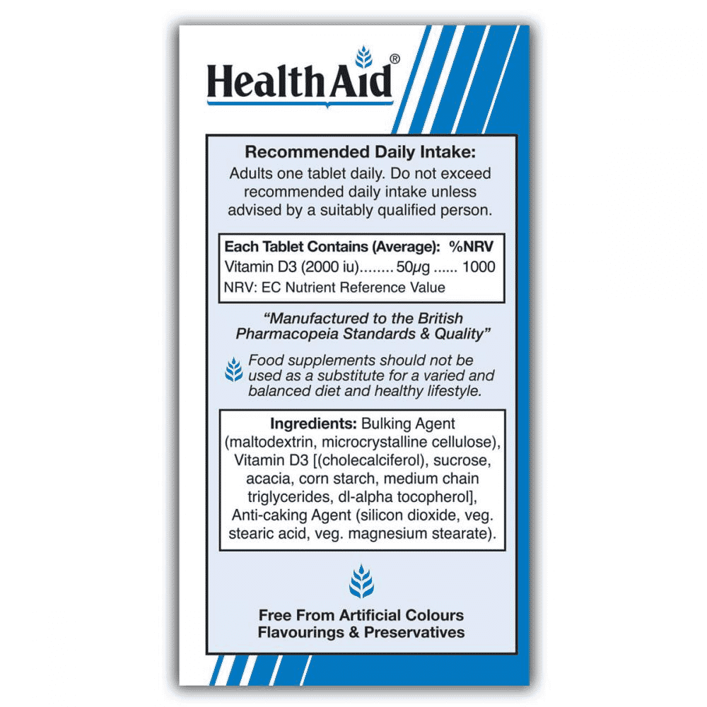 Vitamin D3 2000iu 120s