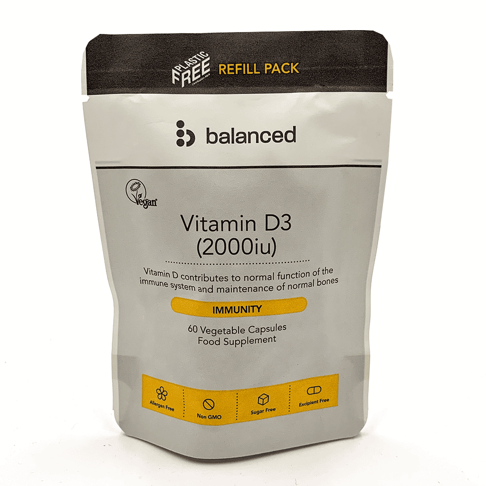 Vitamin D3 (2000iu) (Refill Pack) 60s