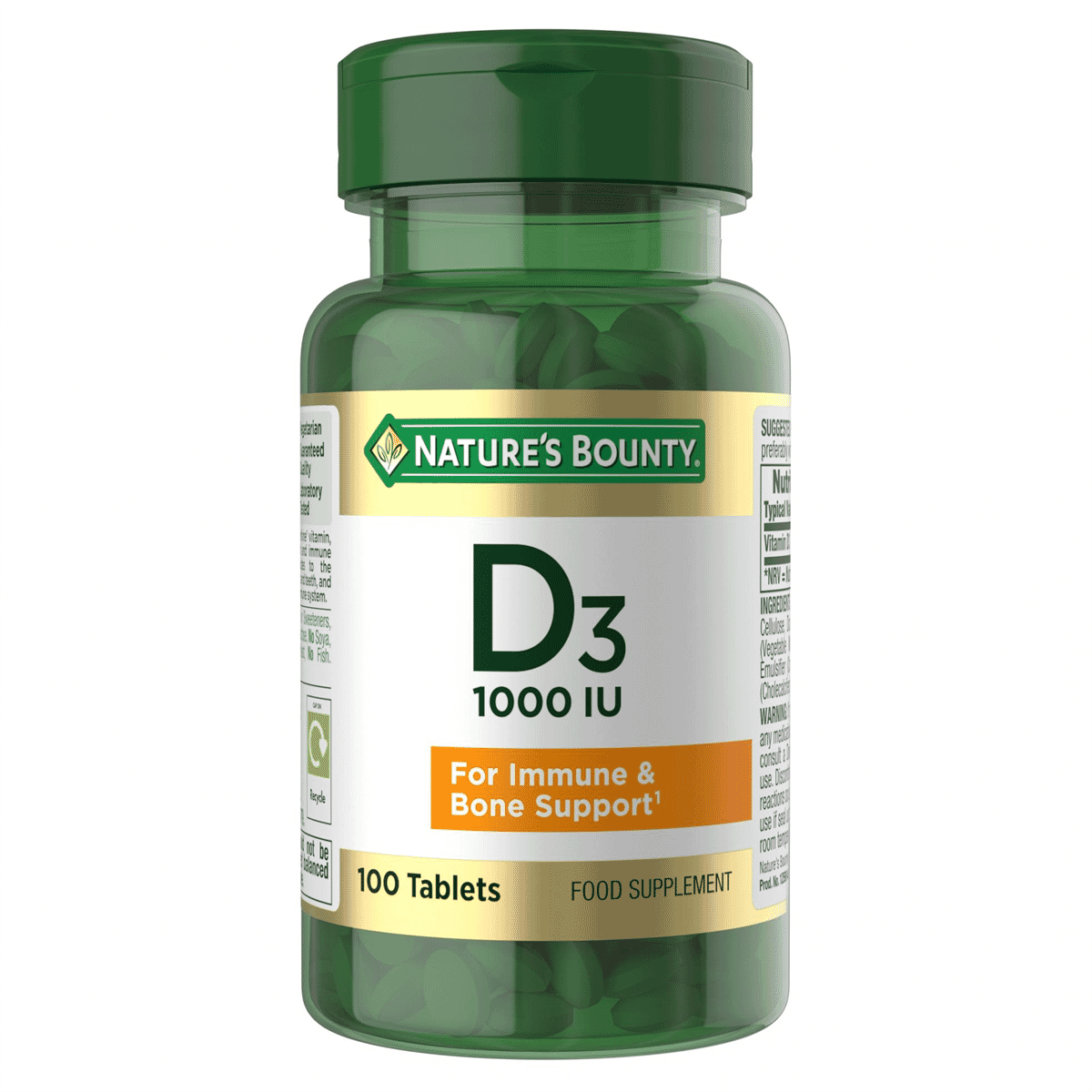 Vitamin D3 25ug 1000iu 100s
