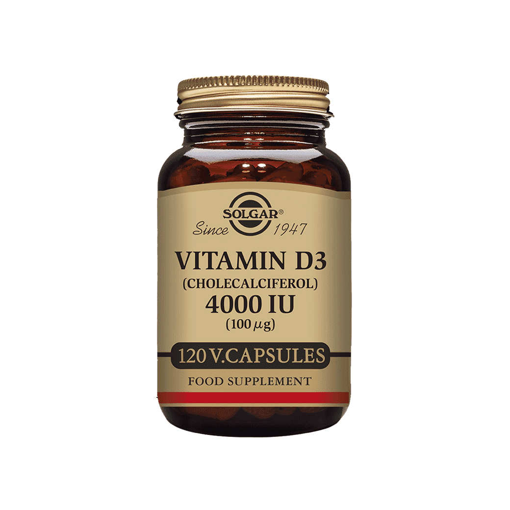 Vitamin D3 (Cholecalciferol) 4000iu (100ug) 120 V.Capsules