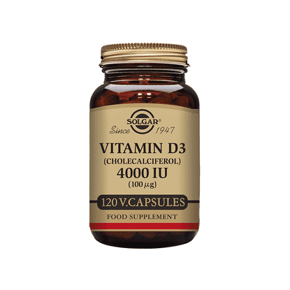 Vitamin D3 (Cholecalciferol) 4000iu (100ug) 120 V.Capsules