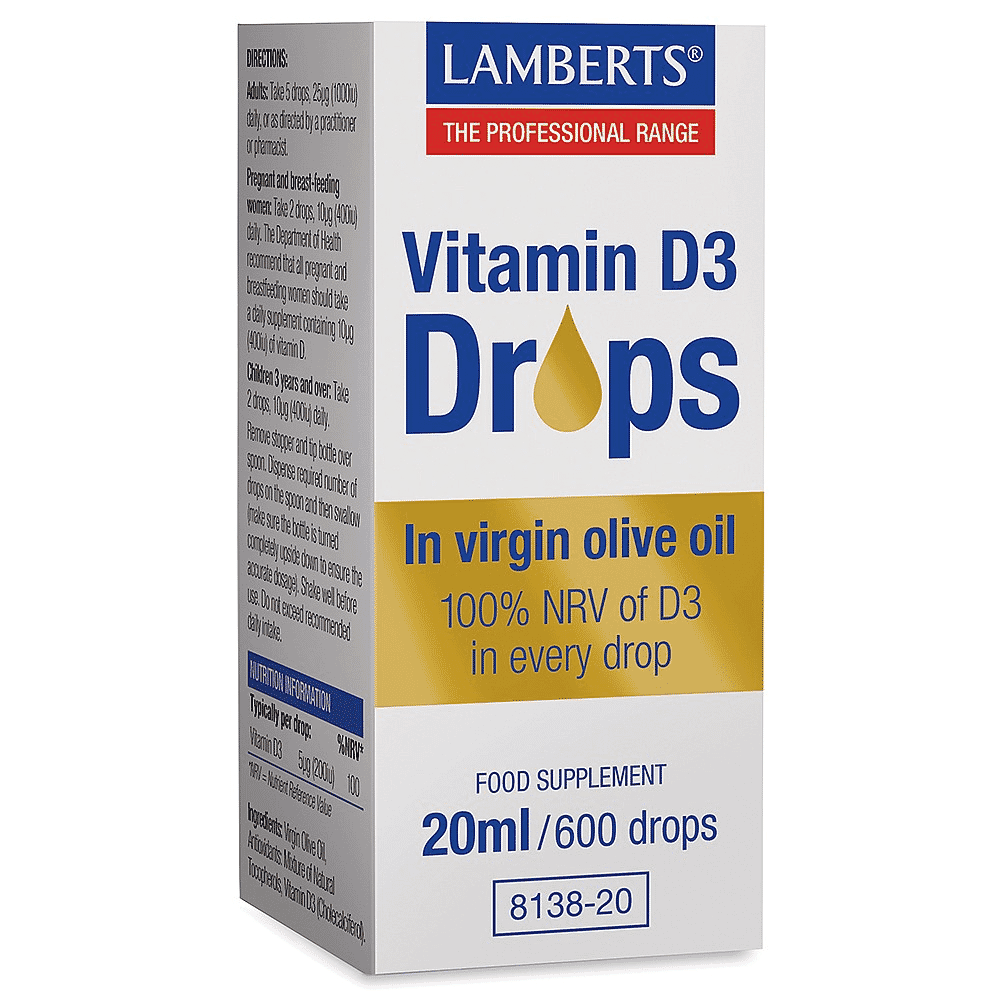 Vitamin D3 Drops 20ml
