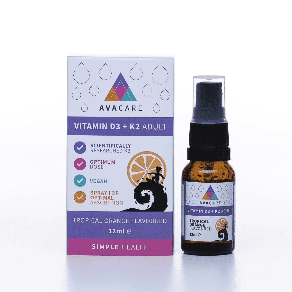 Vitamin D3 + K2 Adult 12ml