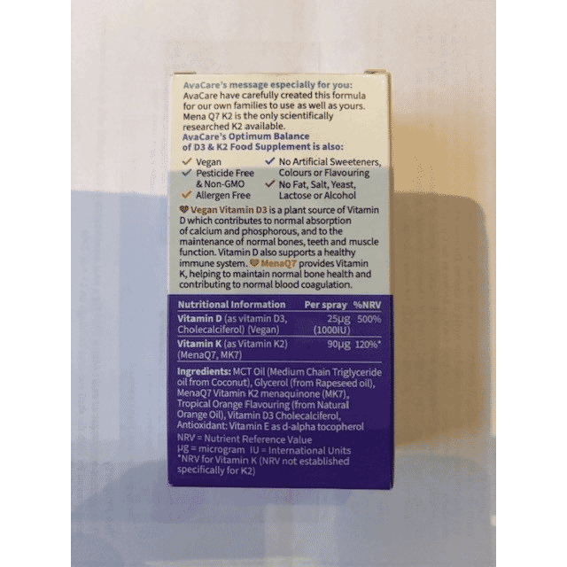 Vitamin D3 + K2 Adult 12ml