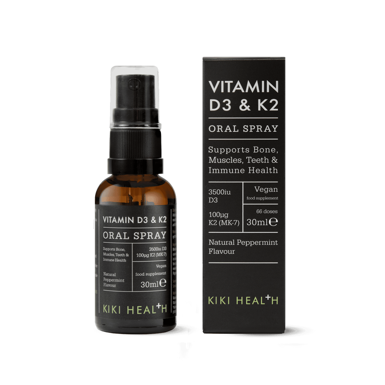 Vitamin D3 & K2 Oral Spray Natural Peppermint Flavour 30ml 