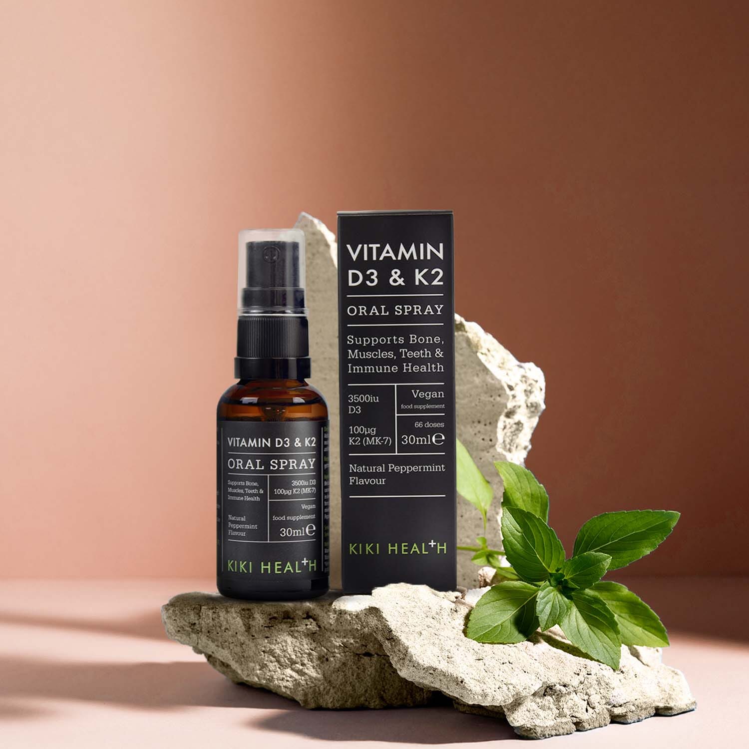 Vitamin D3 & K2 Oral Spray Natural Peppermint Flavour 30ml 