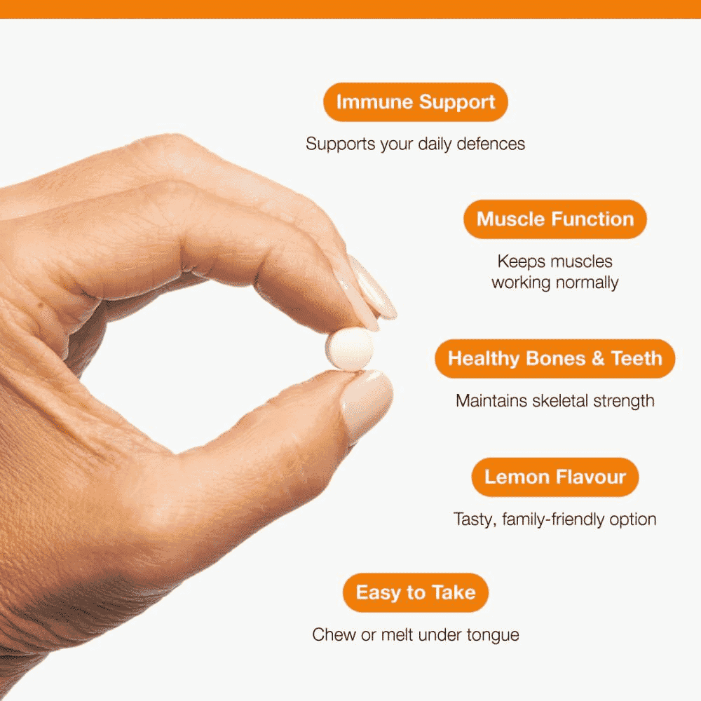 Vitamin D3 Melts Lemon Flavour 120s