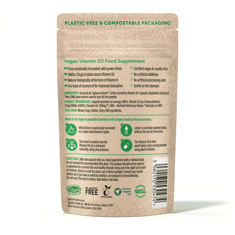 Vitamin D3 Natural Plant Source 30s