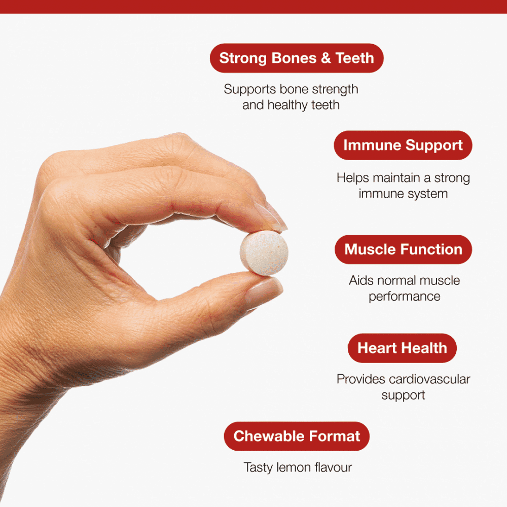 Vitamin D3 with K2 Chewable 56s