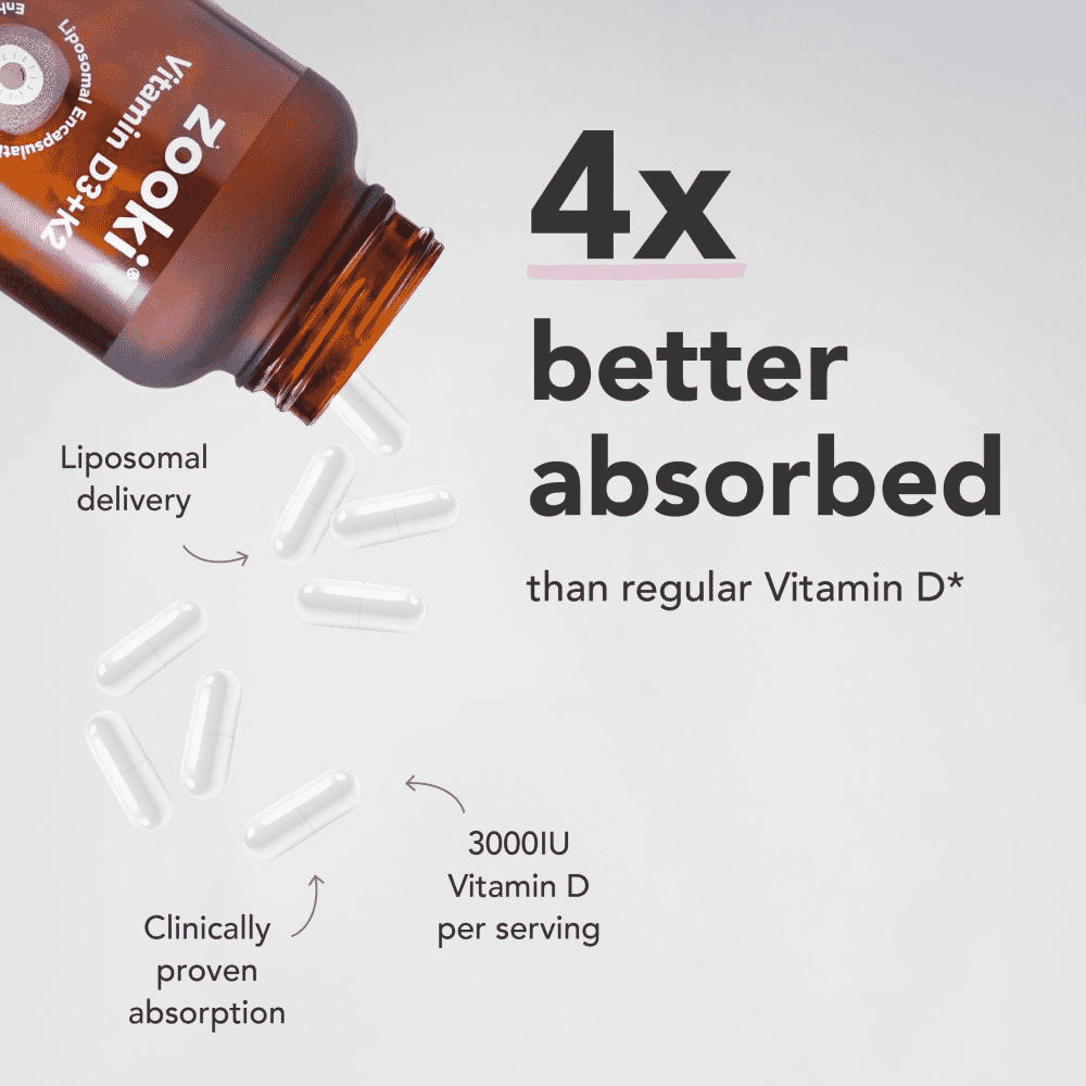 Vitamin D3+K2 (30 Servings) 60s