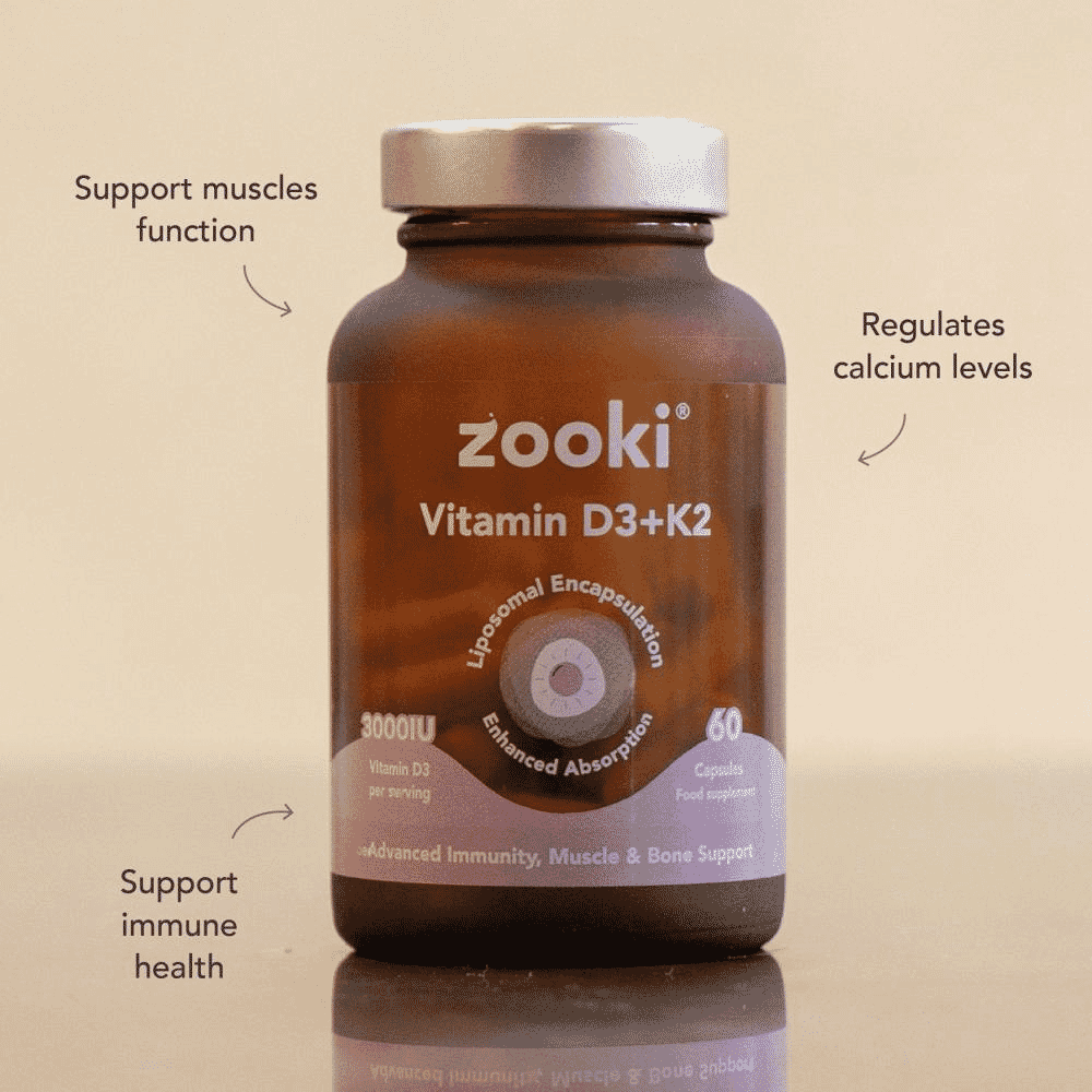 Vitamin D3+K2 (30 Servings) 60s