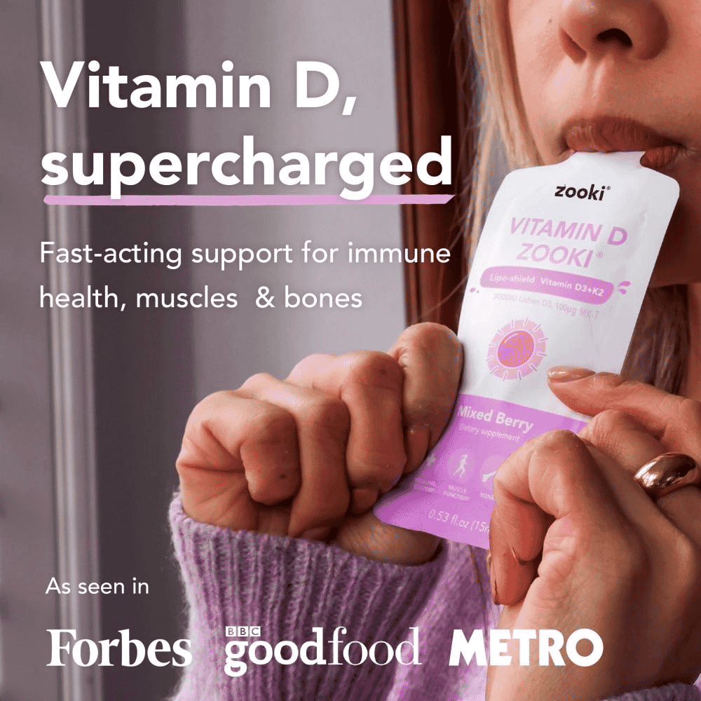 Vitamin D3+K2 Liquid Sachets Mixed Berry Flavour 14x10ml CASE