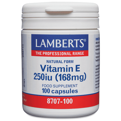 Vitamin E 250iu (168mg) 100s