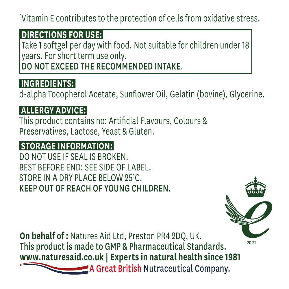 Vitamin E (Super Strength) 1000iu 30s