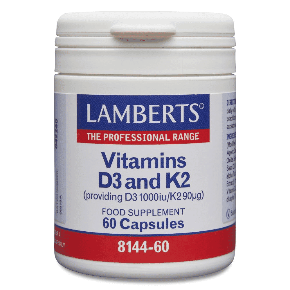 Vitamins D3 and K2 60s