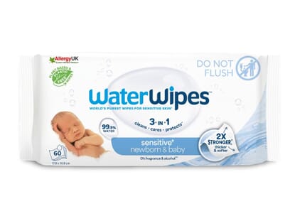 Water Wipes Sensitive Baby Wipes 60s