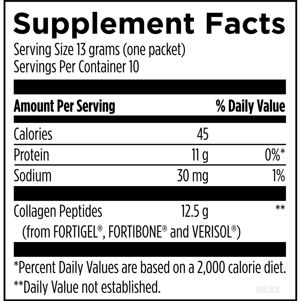 Whole Body Collagen® 10x13g