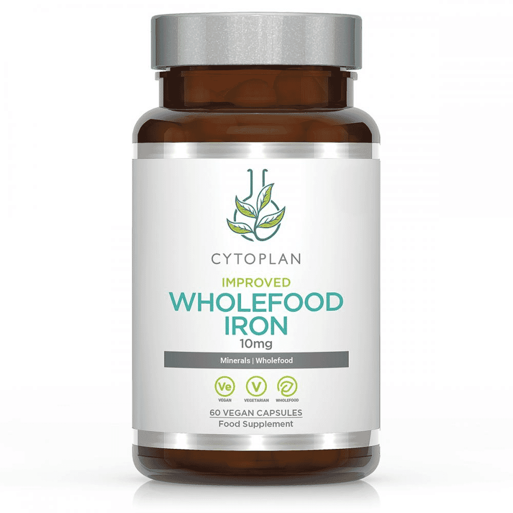 Wholefood Iron 10mg 60s