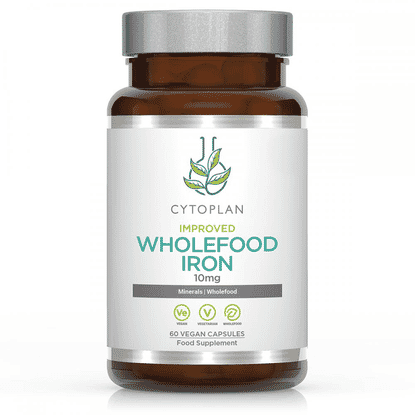 Wholefood Iron 10mg 60s