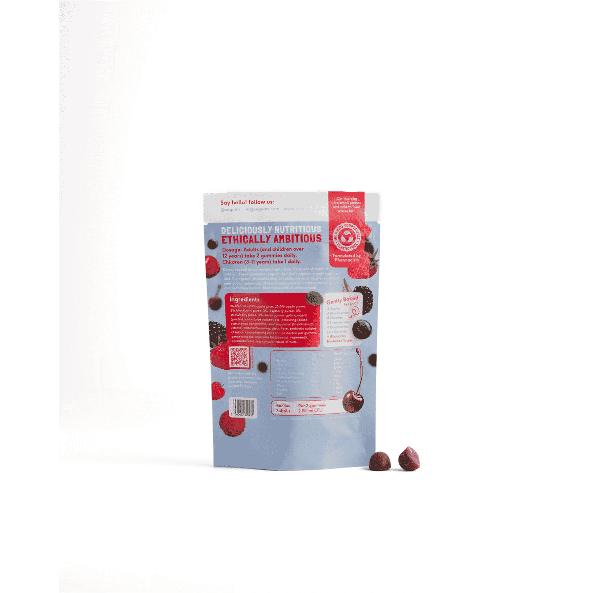 Wholefruit Live Culture Gummies 30s