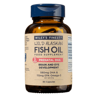 Wild Alaskan Fish Oil PRENATAL DHA 580mg DHA & 115mg EPA 60s