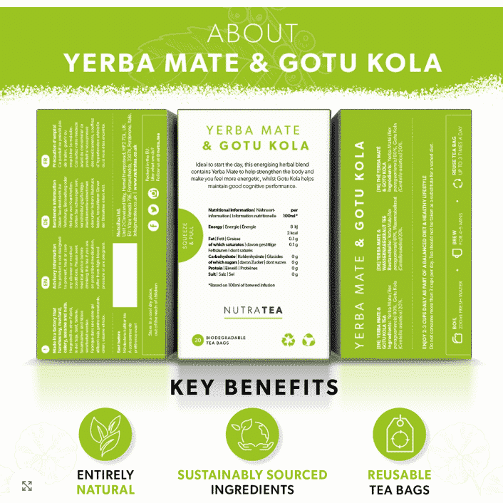 Yerba Mate & Gotu Kola 20s