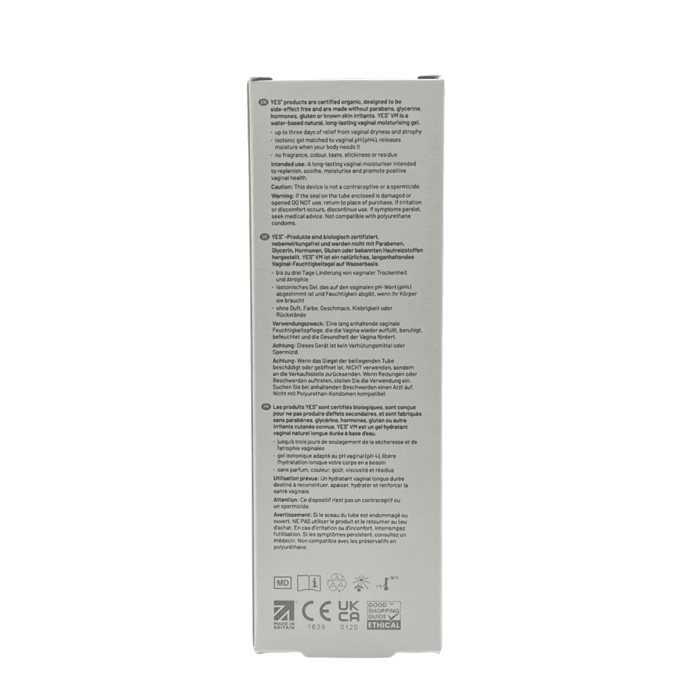 YES VM pH Matched Vaginal Moisturiser 100ml