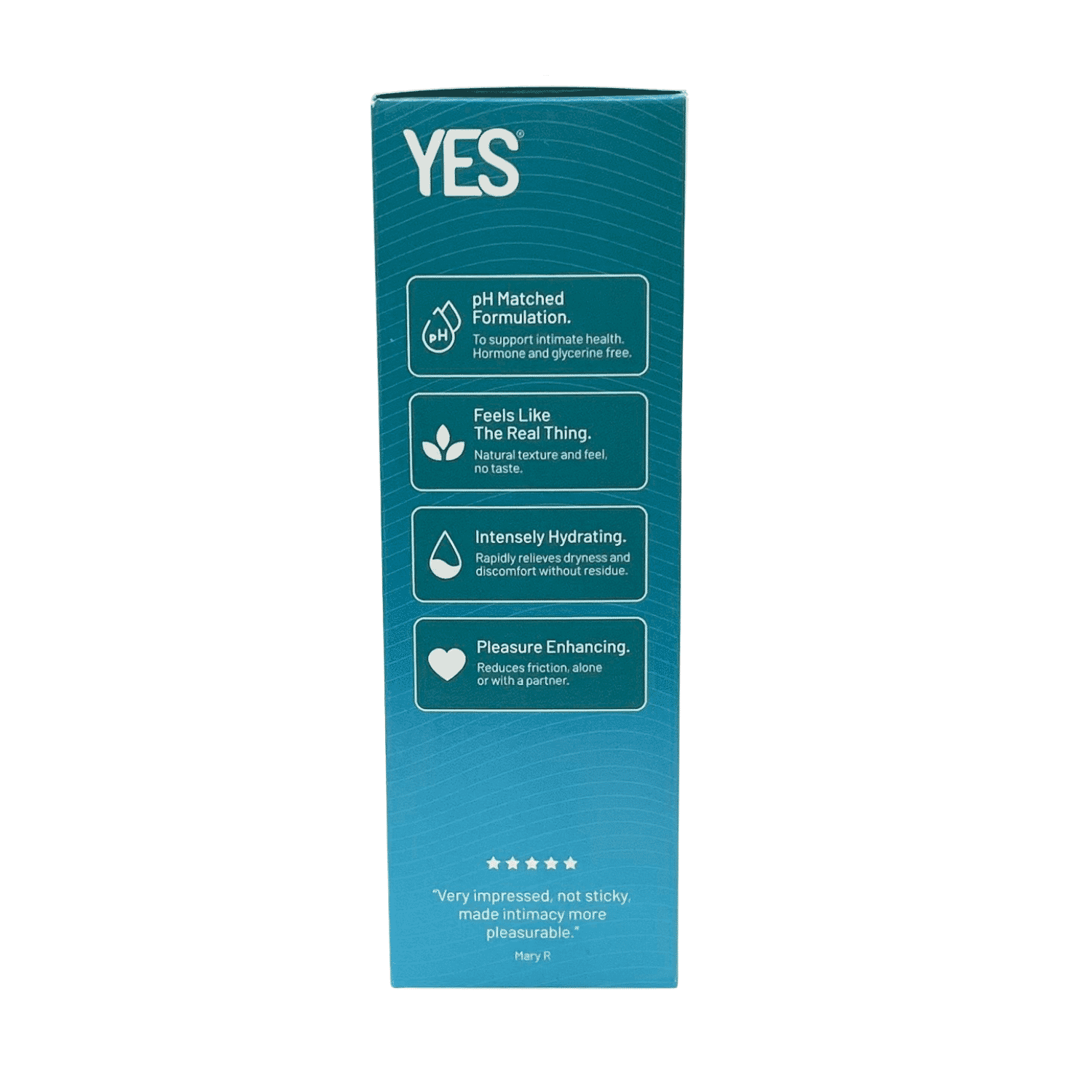 YES WB Water Based Lubricant 6 x 5ml