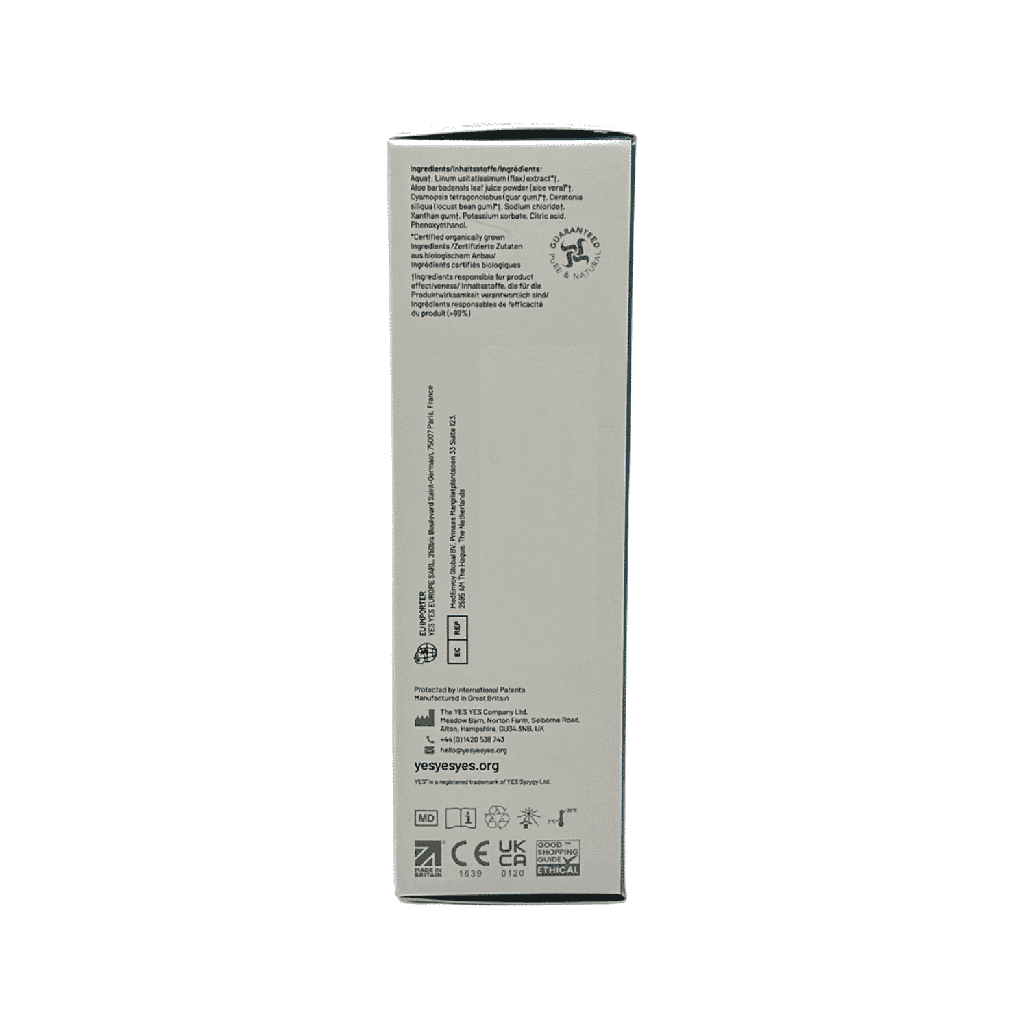 YES WB Water Based Personal Lubricant 50ml