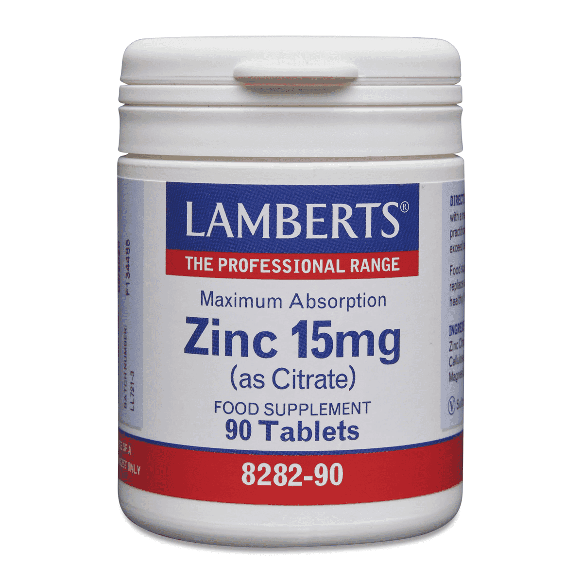 Zinc 15mg (as Citrate) 90s