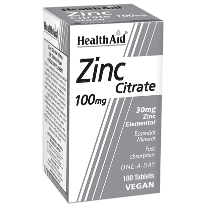 Zinc Citrate 100mg 100s