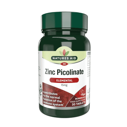 Zinc Picolinate (Elemental) 15mg 30s