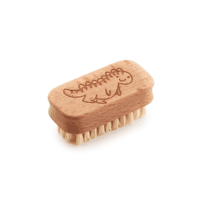 Kids Natural Vegan Nail Brush Dinosaur