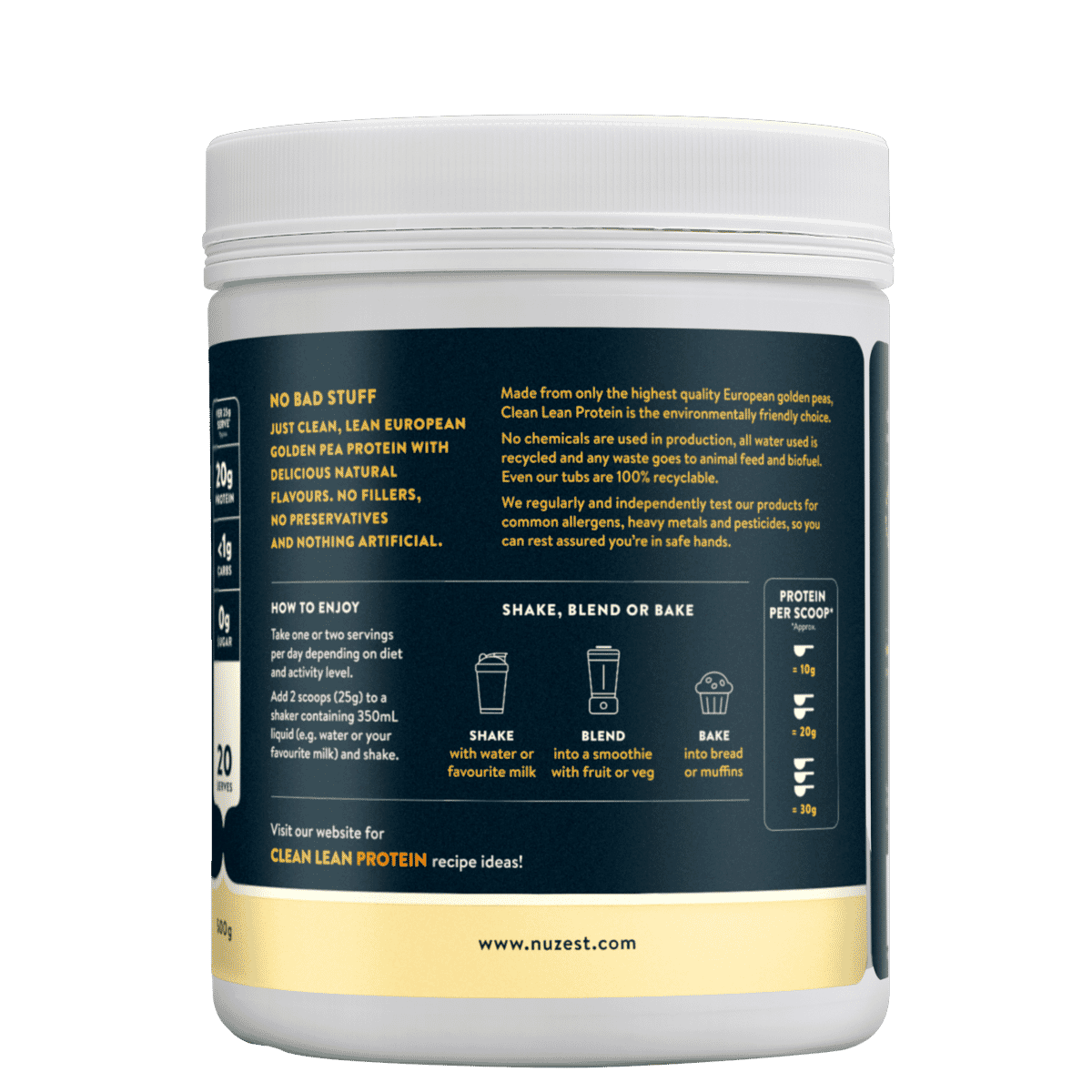 Clean Lean Protein Just Natural 500g
