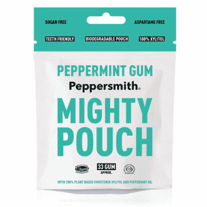 Peppermint Mighty Gum 50g x 12 CASE