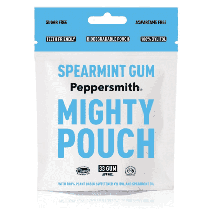 Spearmint Mighty Gum 50g x 12 CASE